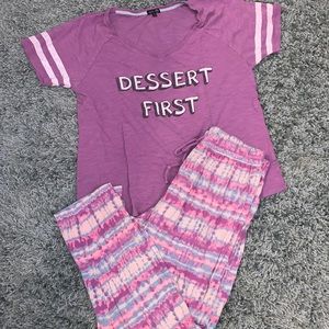 Cozy Zoe dessert womens pajama set